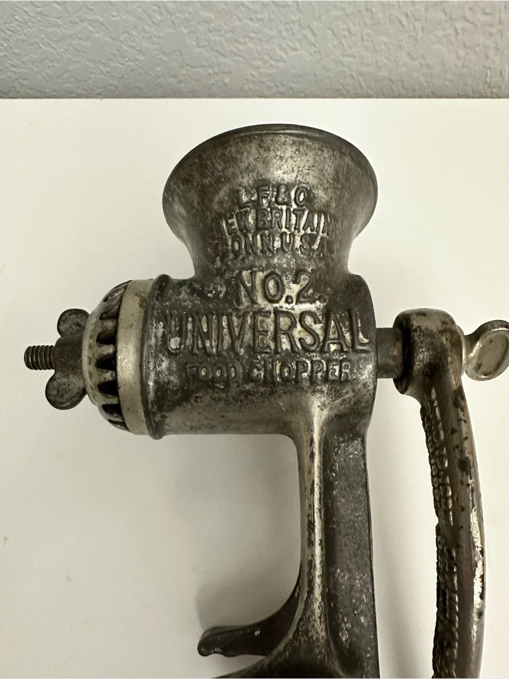 Vintage 1899 Landers Frary & Clark Universal No.2 Food Chopper & Meat Grinder